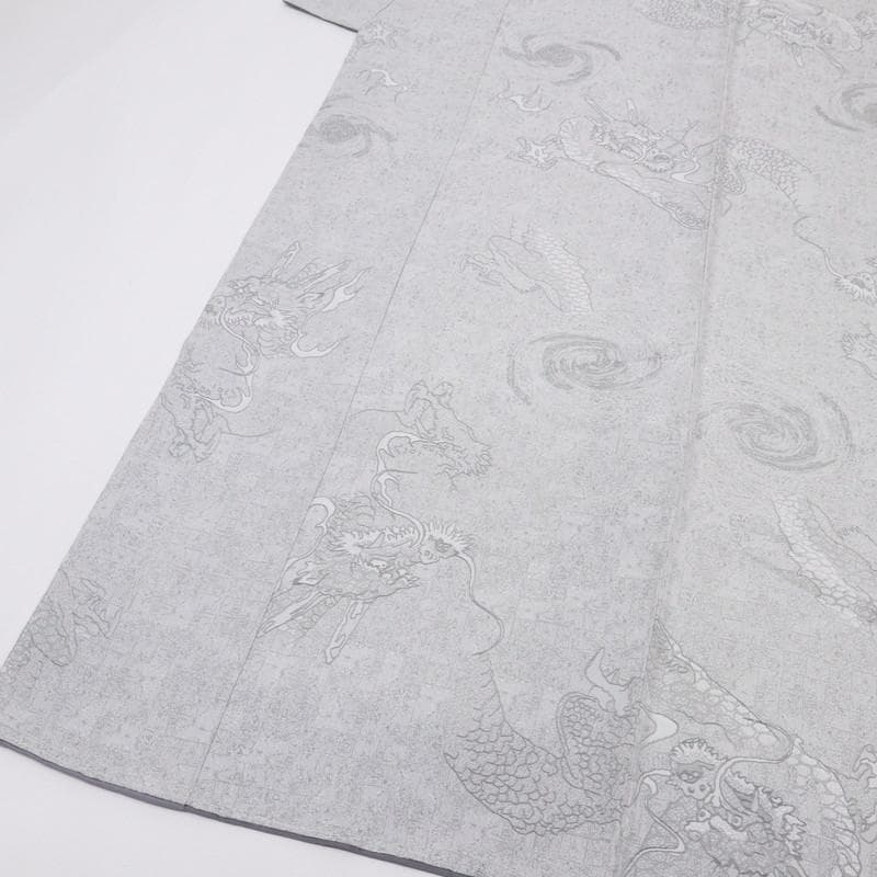 《葵⭐︎裄直し＋作家物◆小紋■龍の舞姿■落款有◆KH1-24》