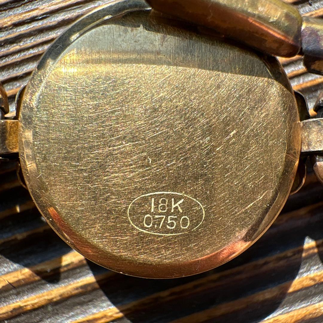 こ*こ様 値下げPIERCE 18K ゴールド 手巻き時計 - メルカリ