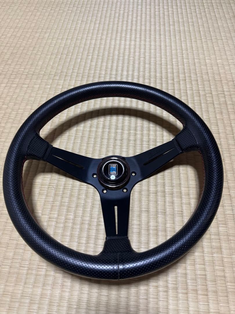 NARDI ブラックレザー ステアリング NARDI ナルディ(NARDI) ステアリング クラシック(Classic)スムース