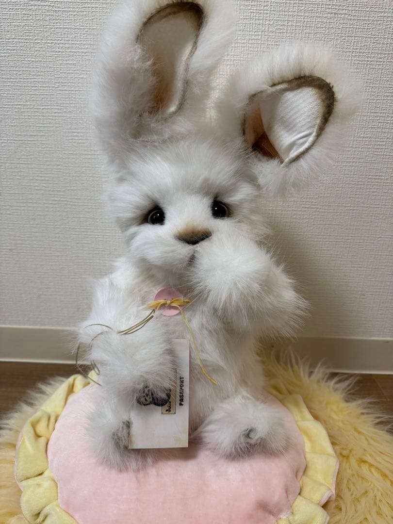 海外作家様作 アートドール 真っ白ウサギ - メルカリ