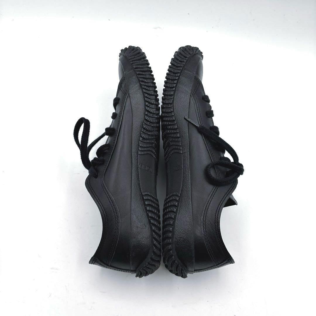 極美品　スピングルムーブ　レザー　スニーカー　SS 23.5cm ブラック