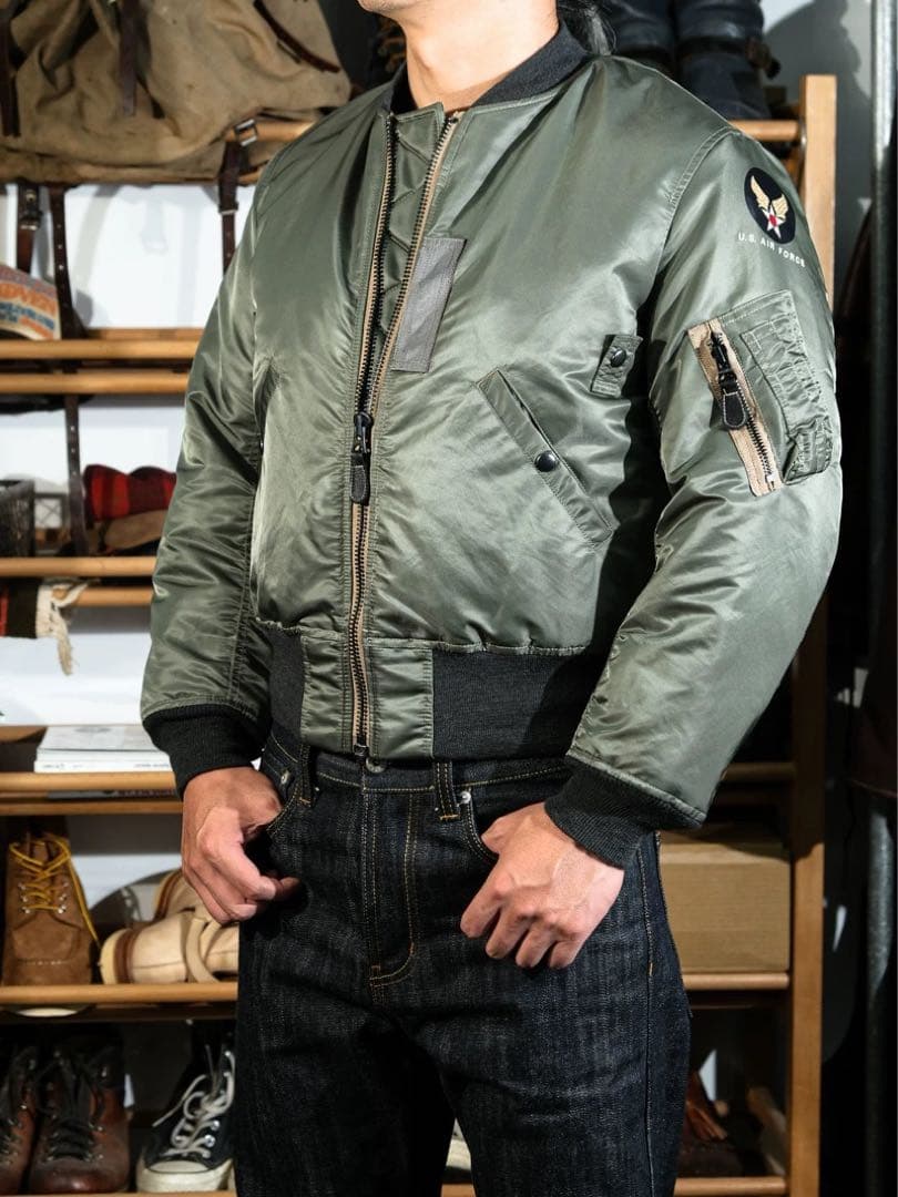 MIL-J-8279（1955〜57年）初期型MA-1 改良復刻モデル - メルカリ