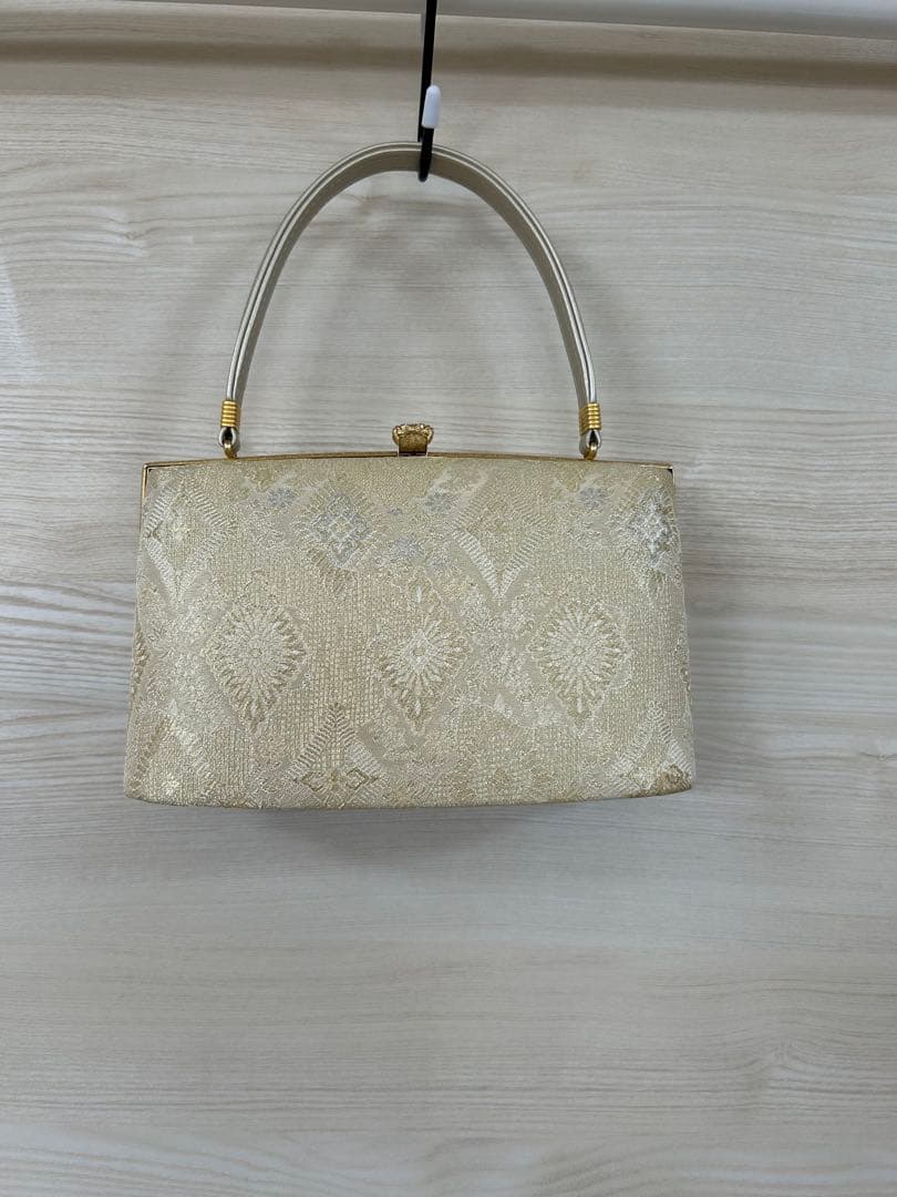 和装用 ゴールドバッグと草履セット お揃い 23.5cm ラメ