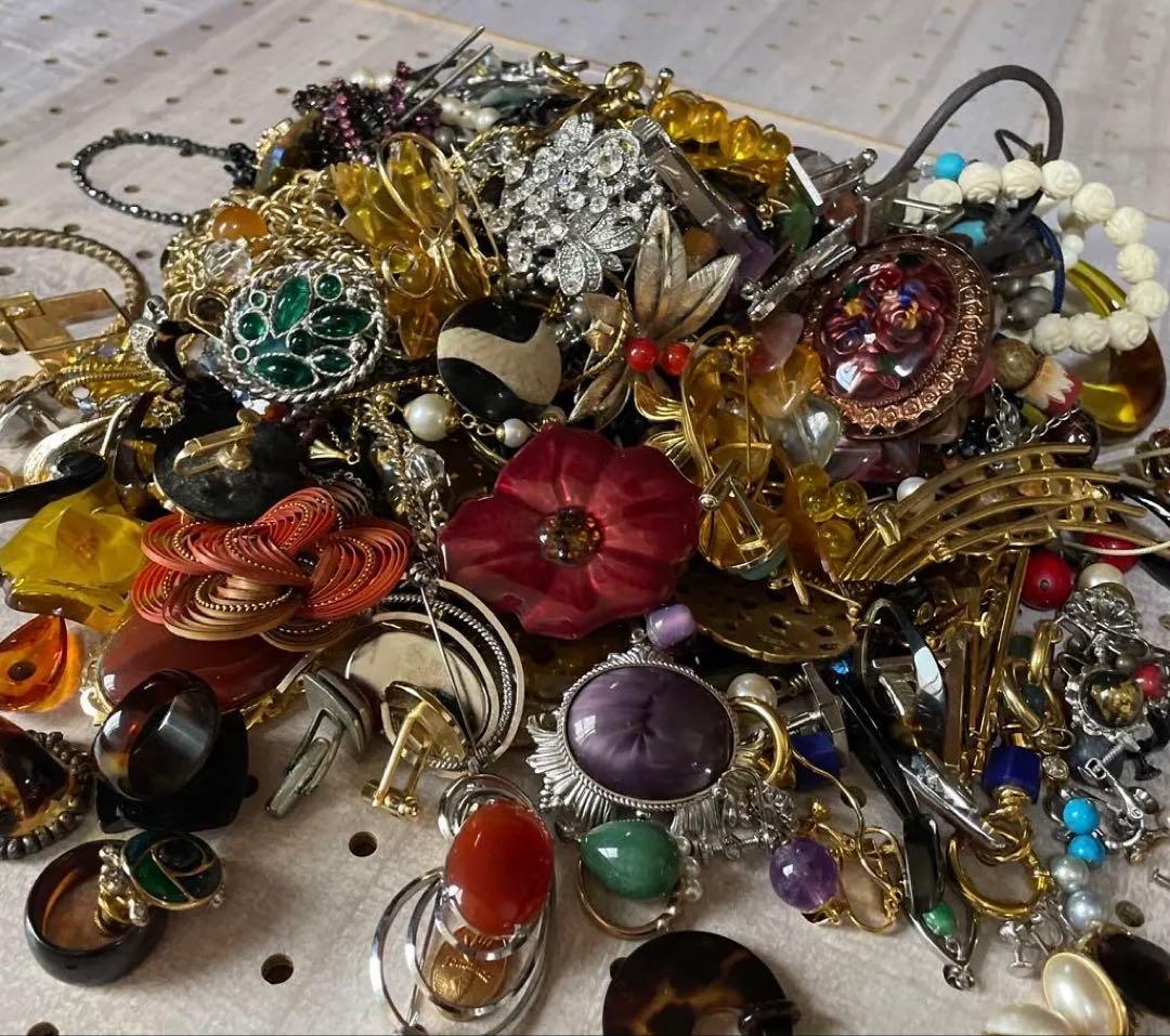 アクセサリー 大量まとめ売り ジャンク 指輪 イミテーション 昭和