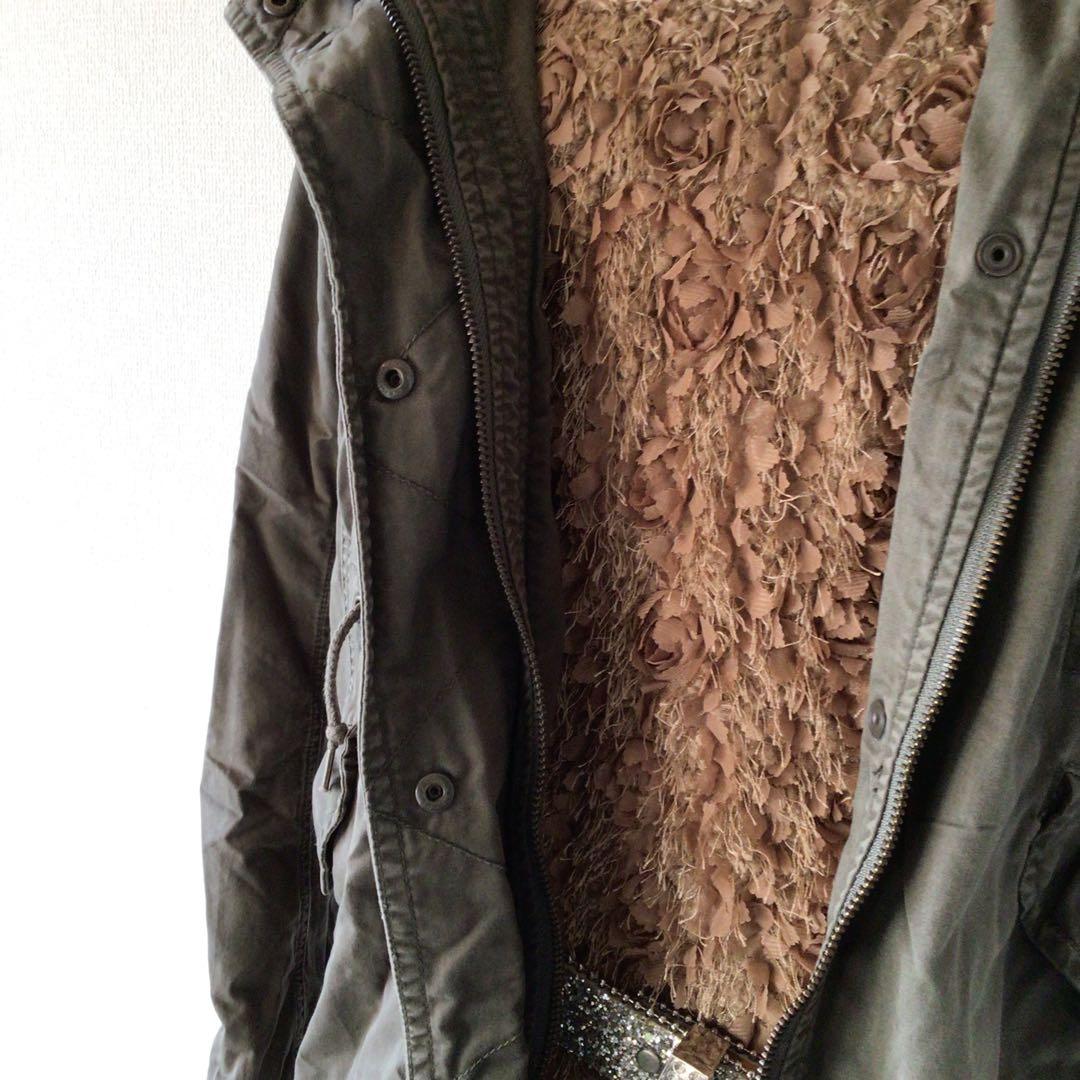 y2k エコファー付モッズコート グランジフェアリー 森ガール 平成