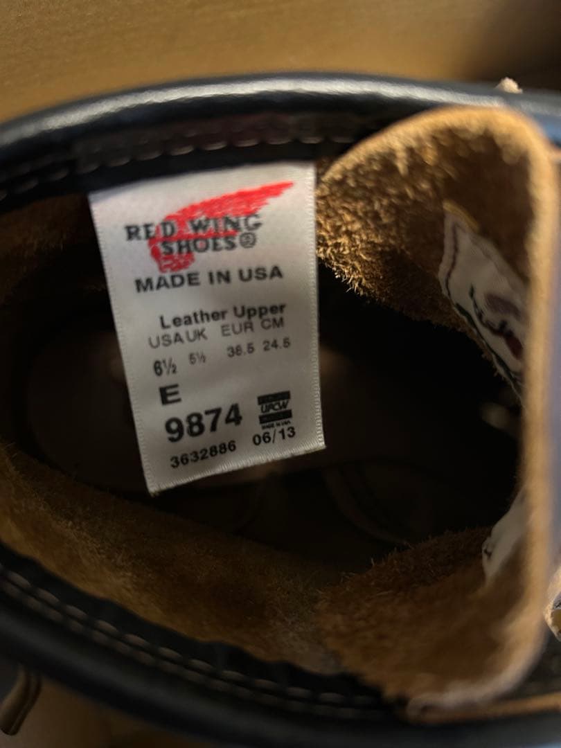 靴 RED WING 9874 24.5cm