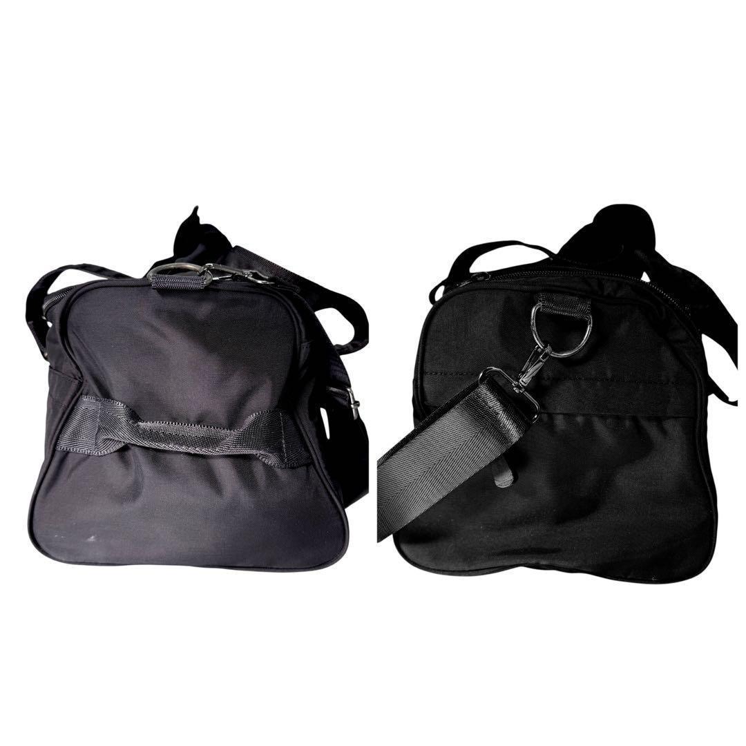 《美品》agnes b. VOYAGE 2way　ボストンバッグ　ナイロン　黒