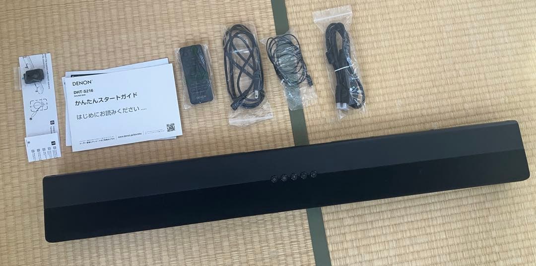 DENON DHT-S216 動作確認済み レビュー】デノン DHT-S216 サウンドバーがおすすめ！安くて低音も