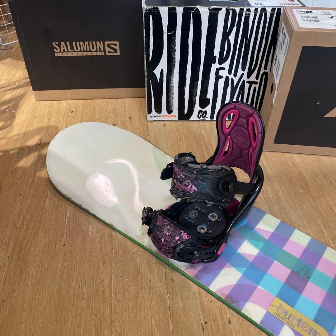 BURTON×FLUX バートン フラックスバインディング付 スノーボードセット