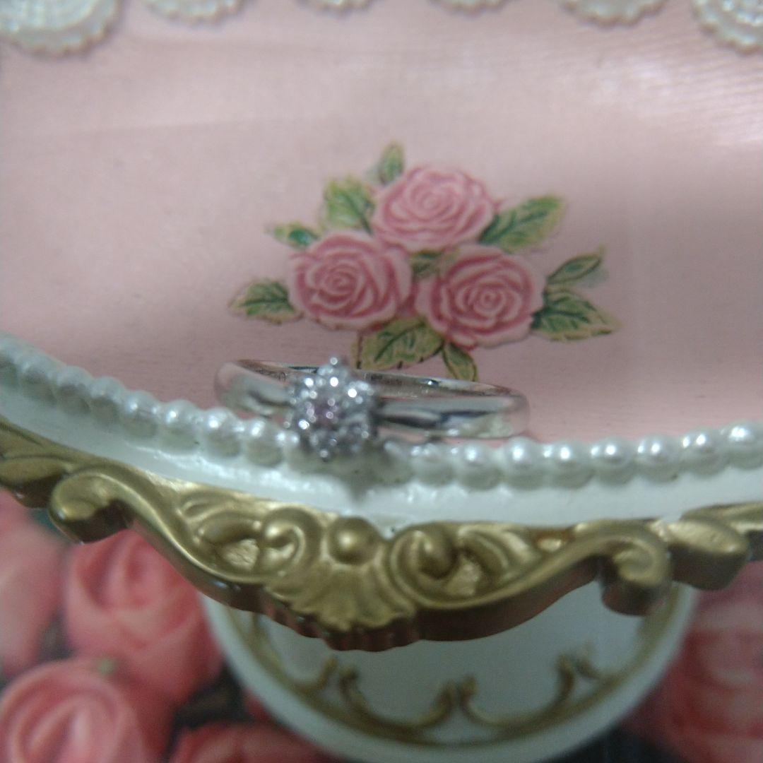 Pt900　ダイヤリング（スタージュエリー）3.5g