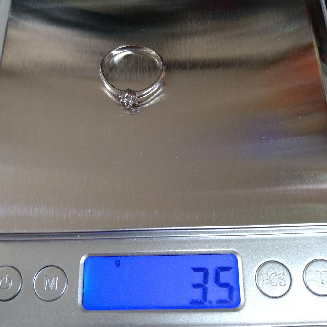 Pt900　ダイヤリング（スタージュエリー）3.5g