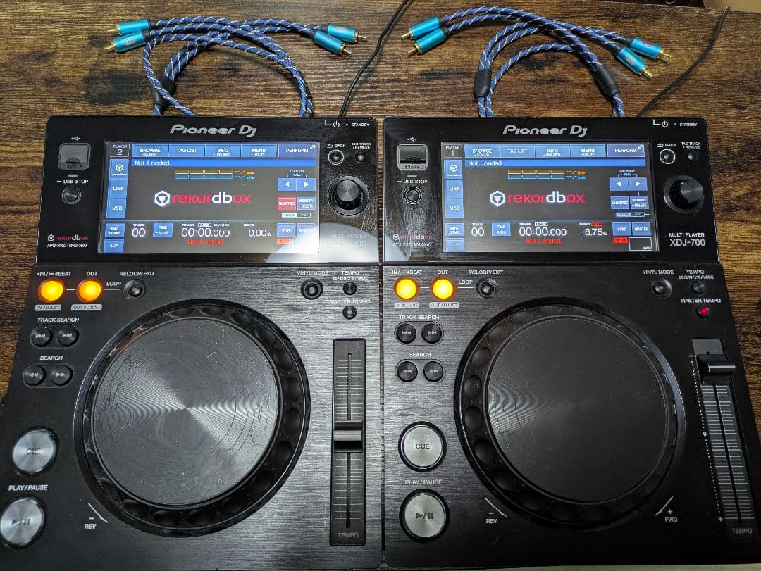 Pioneer DJ XDJ-700 2台セット Pioneer DJ XDJ-700 2 Units Pair DJ Controller Turntable Rekordbox