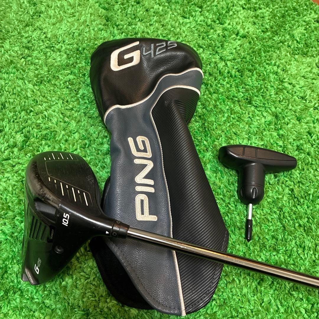 PINGドライバーG425純正　10.5S ほぼ未使用 コブラ DS ADAPT MAXK ドライバー 10 5度 TOUR AD GC-5 S