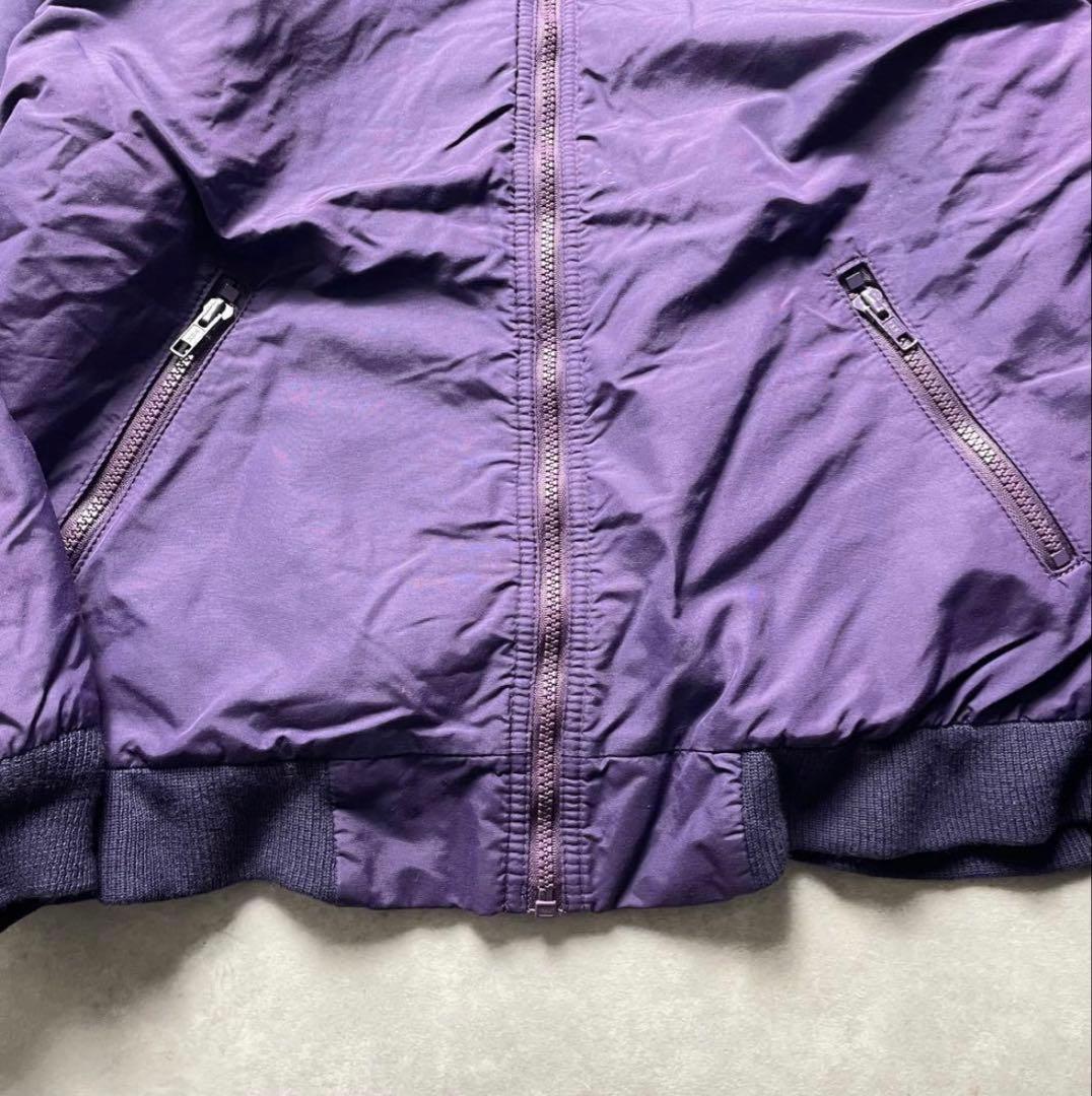 90s L.L.Beanナイロンジャケットパープルウォームアップシェルド
