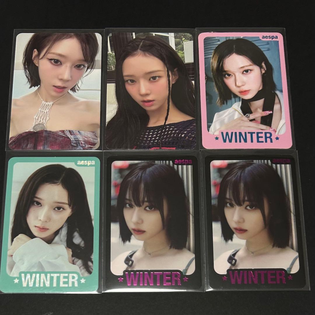 aespa my world md ラントレ ウィンター トレカ まとめ売り - メルカリ