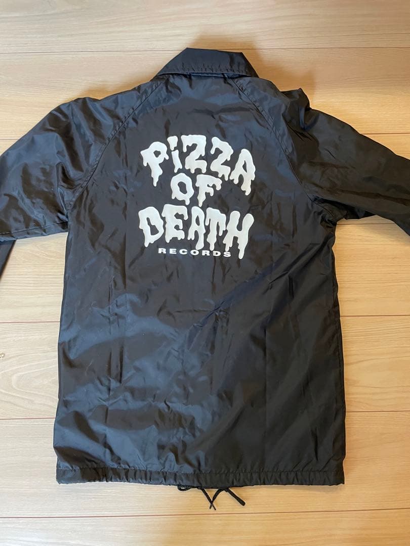 美品】PIZZA OF DEATH コーチジャケット 黒 XSサイズ - メルカリ