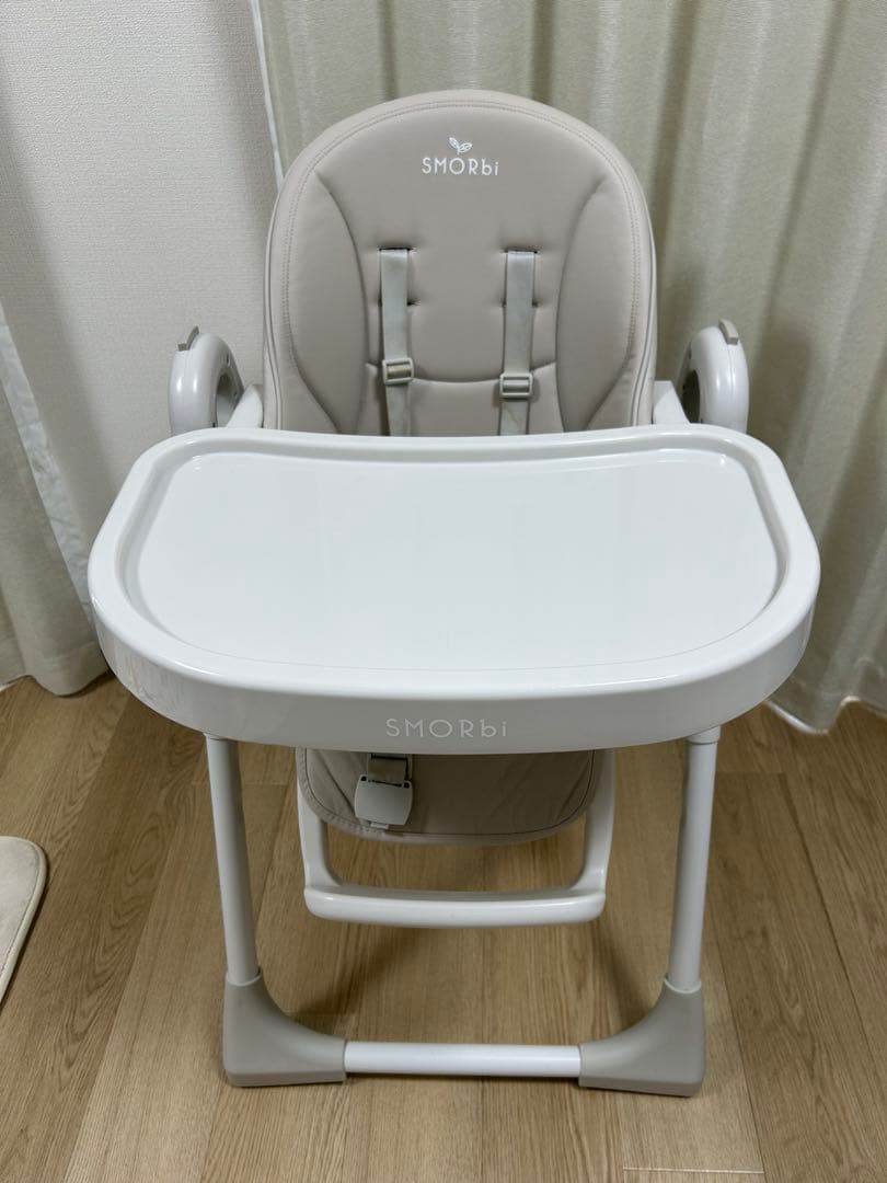 SMORbi のびのびマルチチェア ハイ&ローチェア サンドグレー - メルカリ