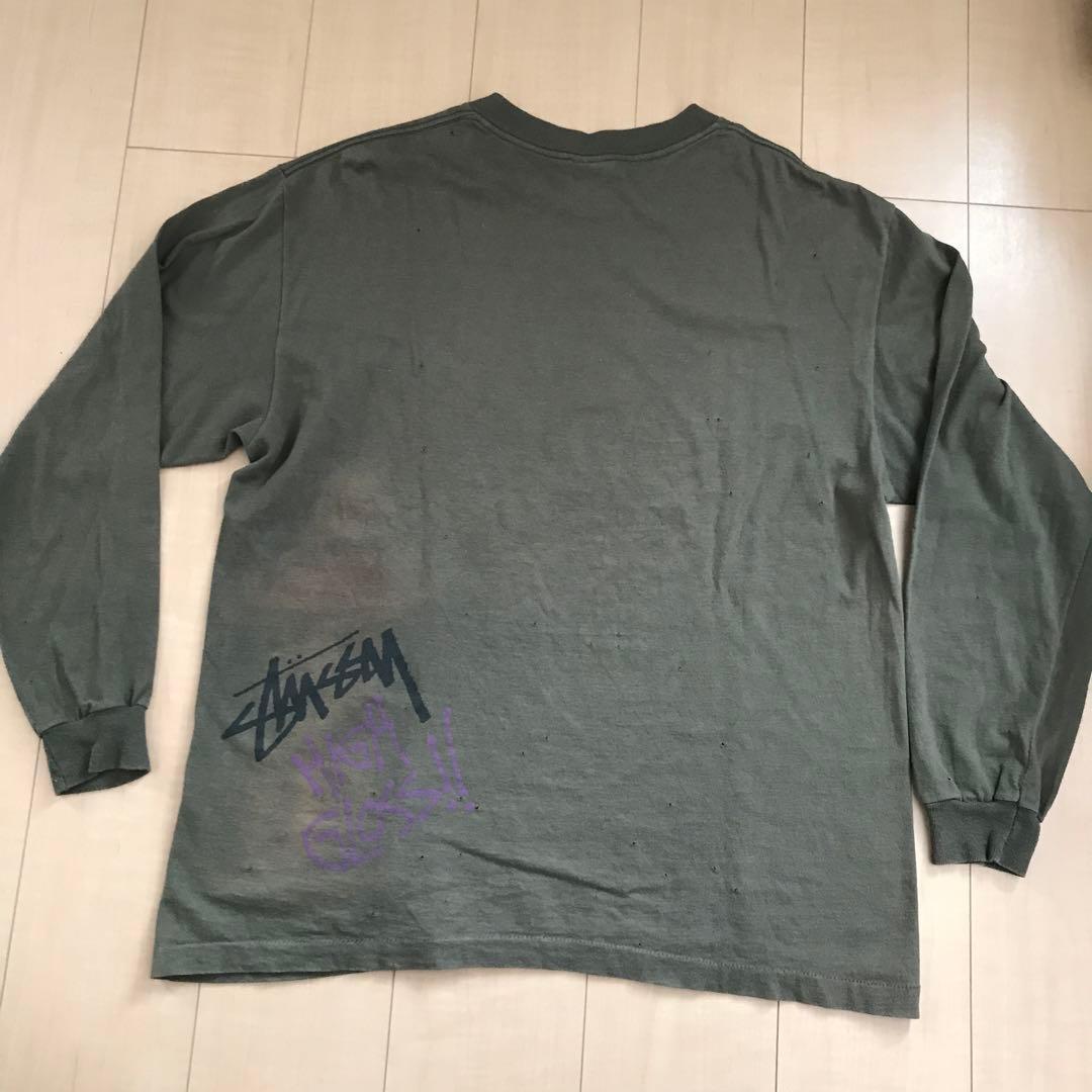 超レア ロンT スプレー缶 ステューシー stussy 80年代ヴィンテージ