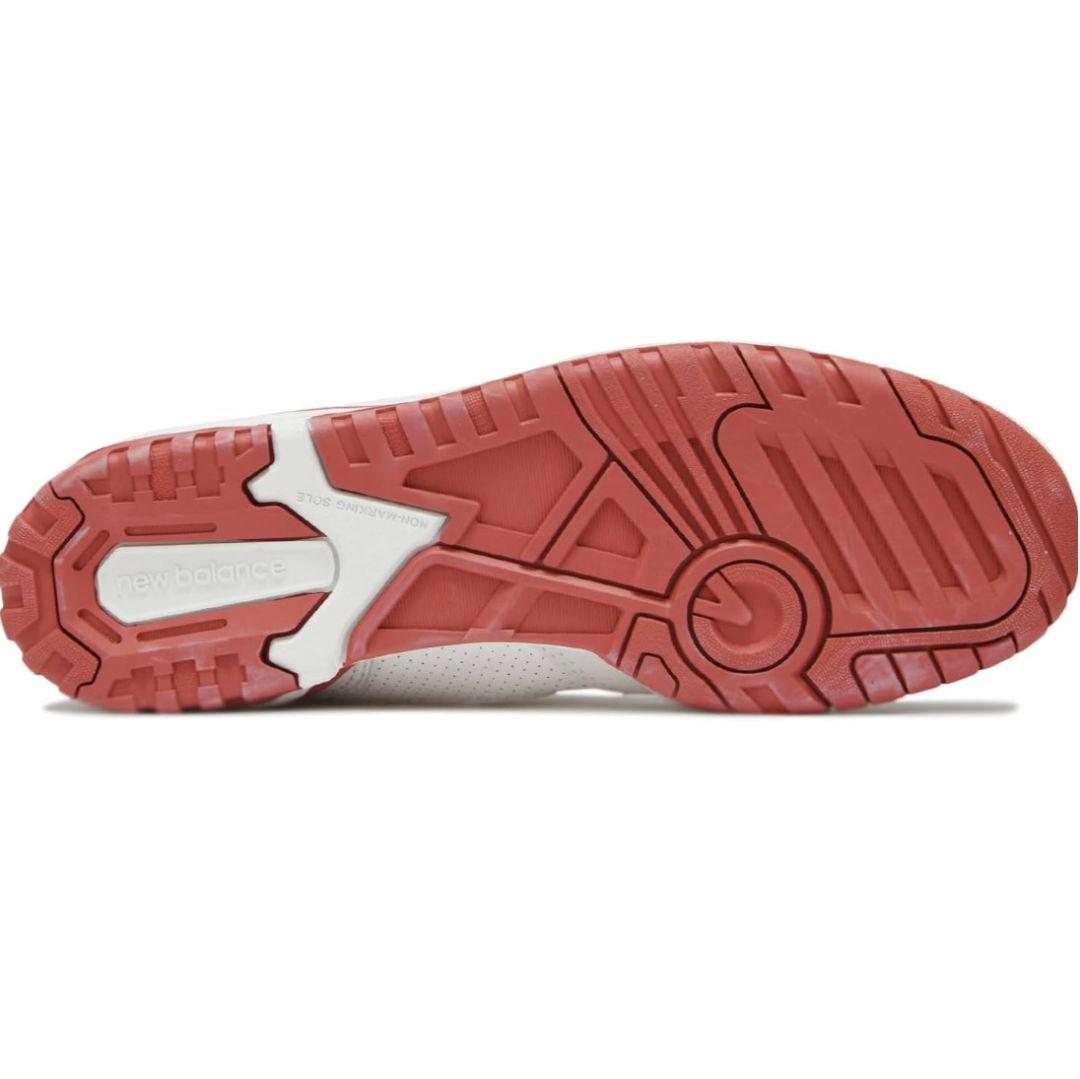 新品✨ニューバランス 550 白赤 24.5cm 人気カラー 定番スニーカー