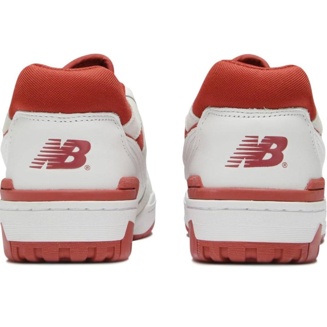 新品✨ニューバランス 550 白赤 24.5cm 人気カラー 定番スニーカー
