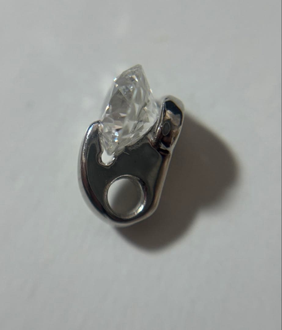 【PT900 /ネックレストップ 】 ダイヤモンド 0.50ct 0.8g