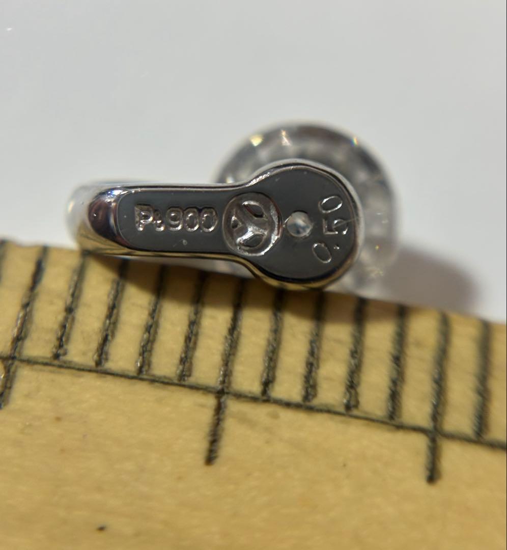 【PT900 /ネックレストップ 】 ダイヤモンド 0.50ct 0.8g