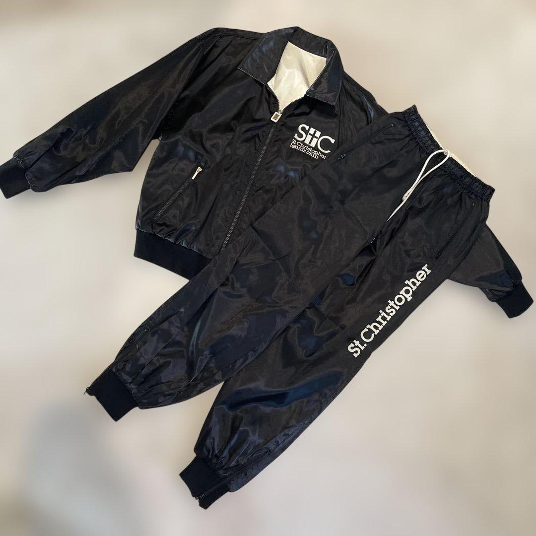 リバーシブル♡St. Christopher♡テニスクラブ♡ブラック♡ホワイト