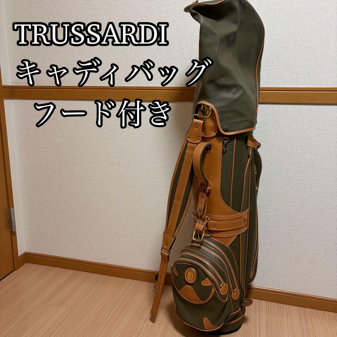 昭和レトロ 希少 ヴィンテージ TRUSSARDI トラサルディ キャディバッグ