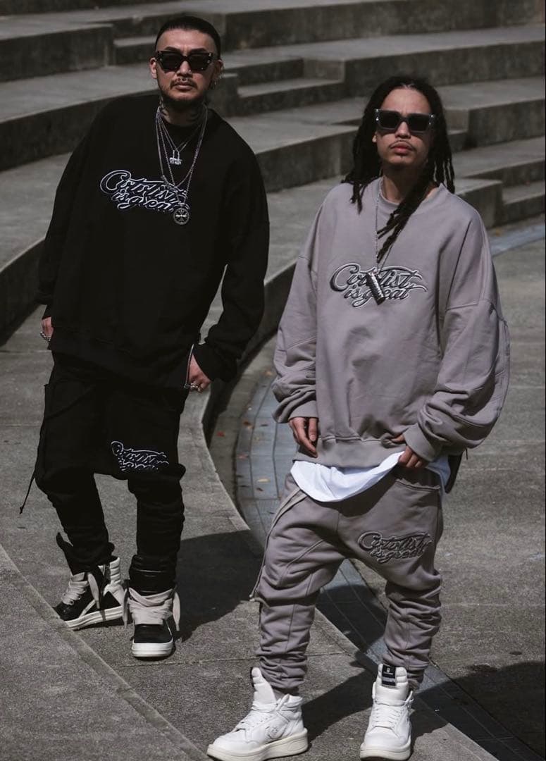 【新品同様】カタリスト ユージュアル セットアップ ポップアップ限定 スウェット CVTVLIST USUAL '21 HOODIE & PANTS”SETUP“GRAY カタリスト