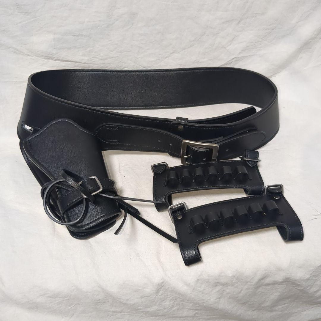 ウエスタンガンベルト　saa ホルスター　合皮製　カードホルダー付 ウエスタンガンベルト カートホルダー付き | weylandISKW