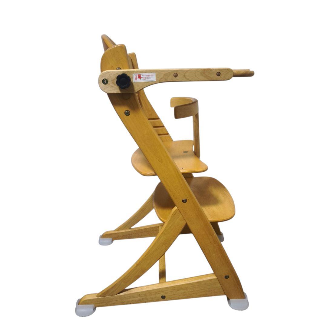 大和屋 すくすくチェアスリムプラス テーブル ガード付 ベビーチェア