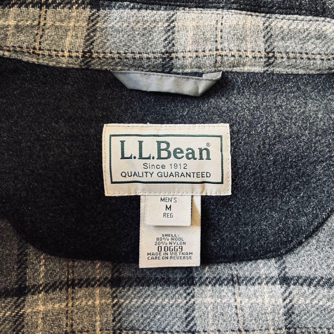 t*t様 L.L.Bean ウールジャケット チェック裏地 ダークグレー　ハーフ