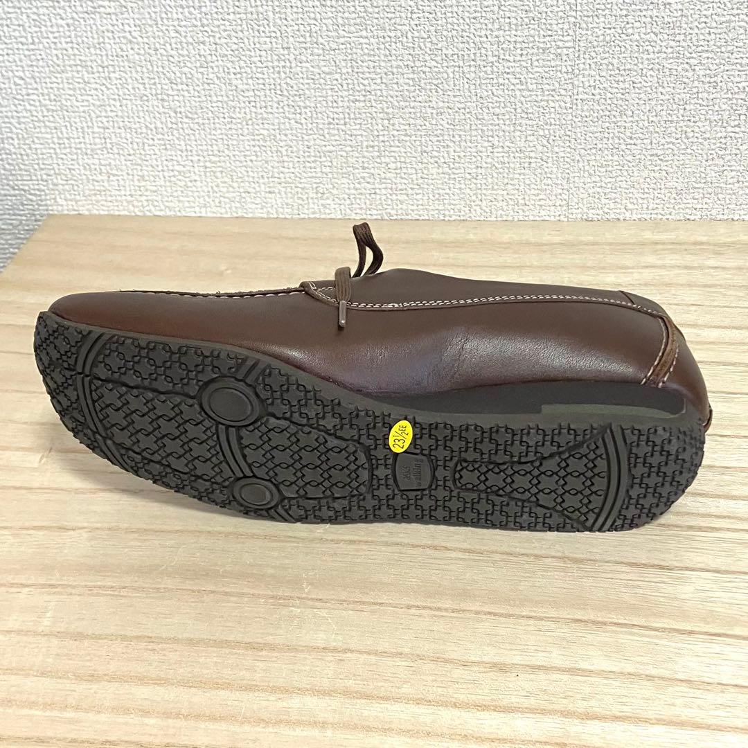 未使用品 タグ付き pedala ペダラ ブラウン 23.5cm