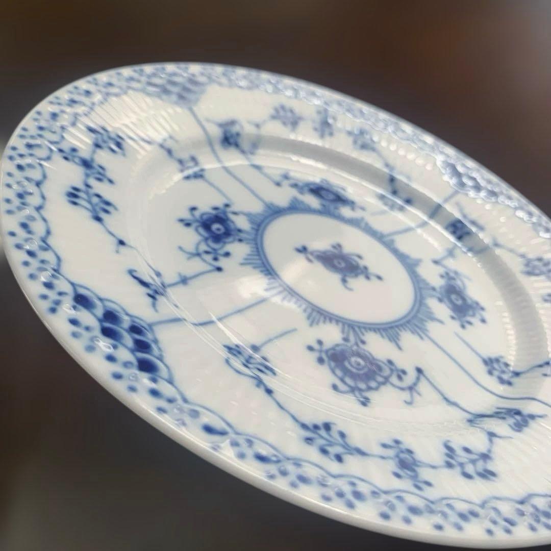 未使用保管品☆①ロイヤルコペンハーゲン ハーフレース 17cmプレート2