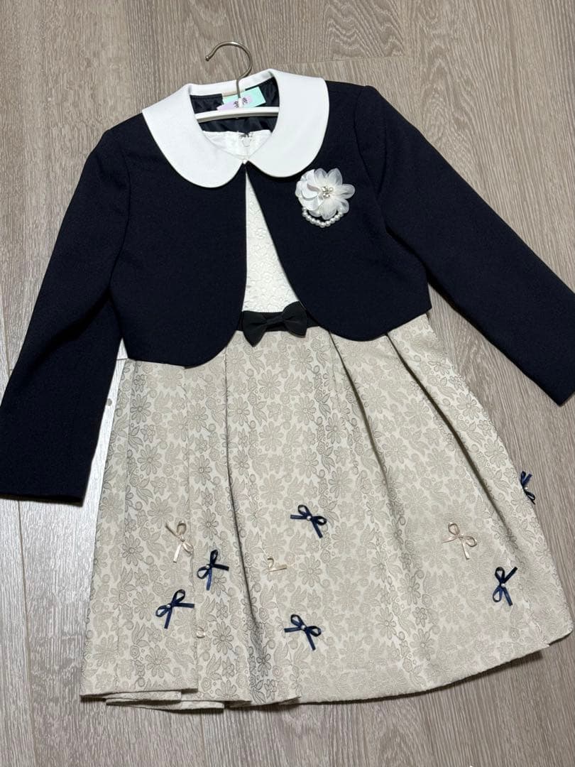 卒園、入学】フォーマルドレスジャケットセット【プティマイン