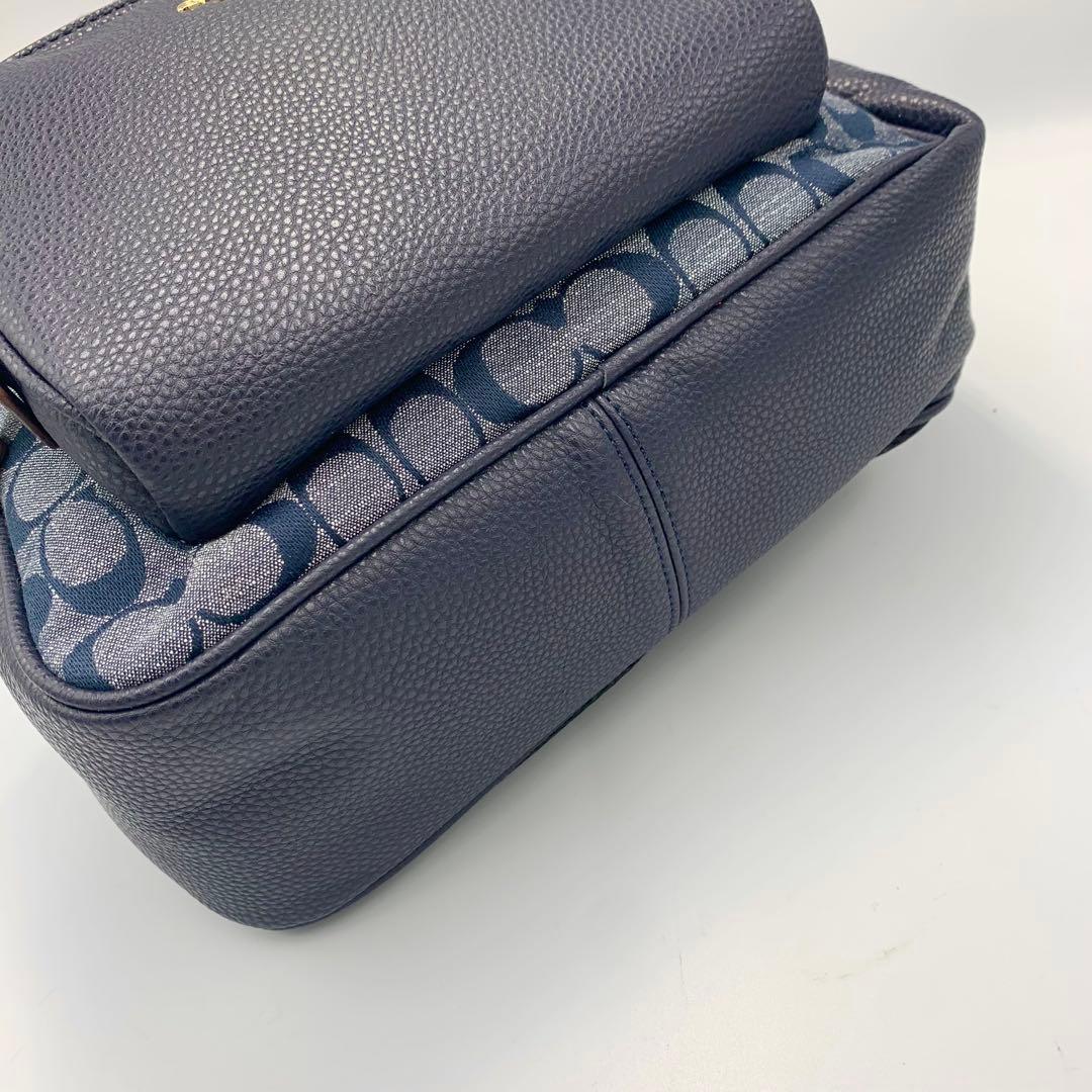 《新品未使用》《値下げ可》《人気》コーチ　リュック　ブルー