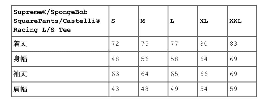 スケートボード Supreme x SpongeBob Tee \"White\" size M
