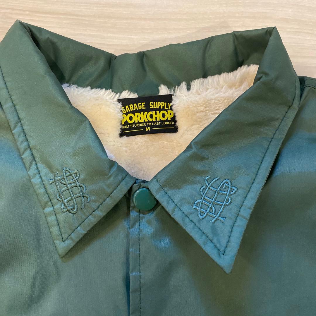 PORKCHOP ナイロンジャケット Mサイズ オリーブ - メルカリ
