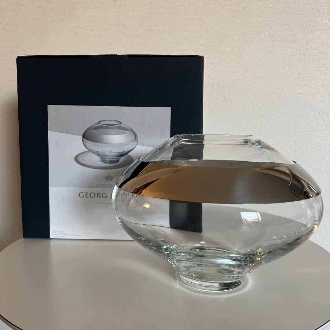 ジョージジェンセン 花瓶 フラワーベース M   DUO 楽天市場】ジョージジェンセン 花瓶 フラワーベース Sサイズ 15cm