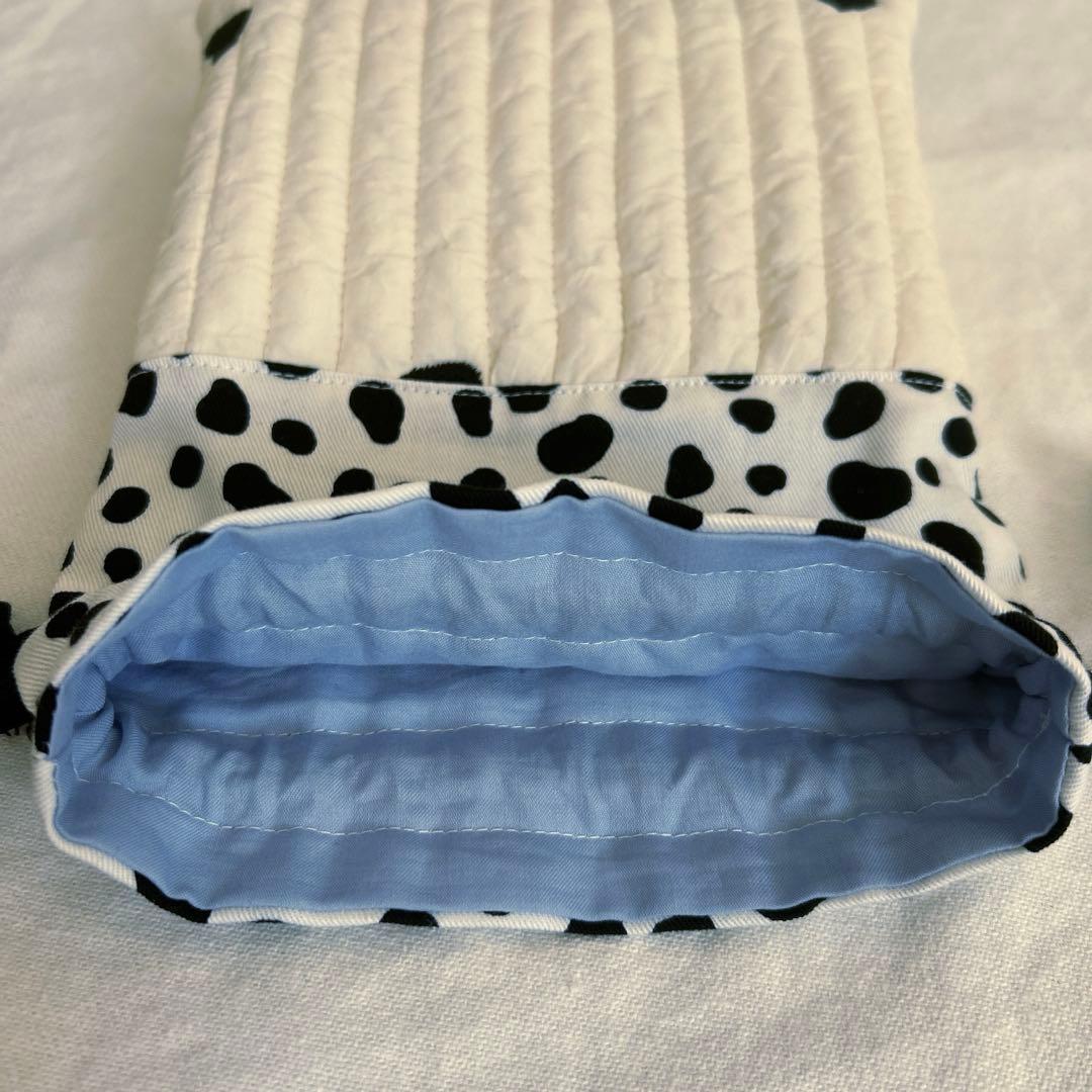 hrk　入園入学4点セット　【黒ハートヌビ×黒ダルメシアン】