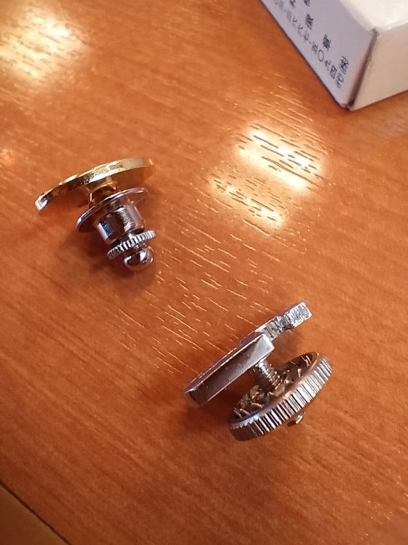 JR JRTU ピンバッジ 純銀製青バッチ 2個セット - メルカリ