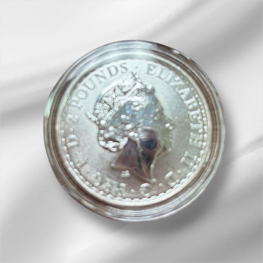 2021年 イギリス・ブリタニア銀貨1オンス クリアケース入り 1枚 - メルカリ