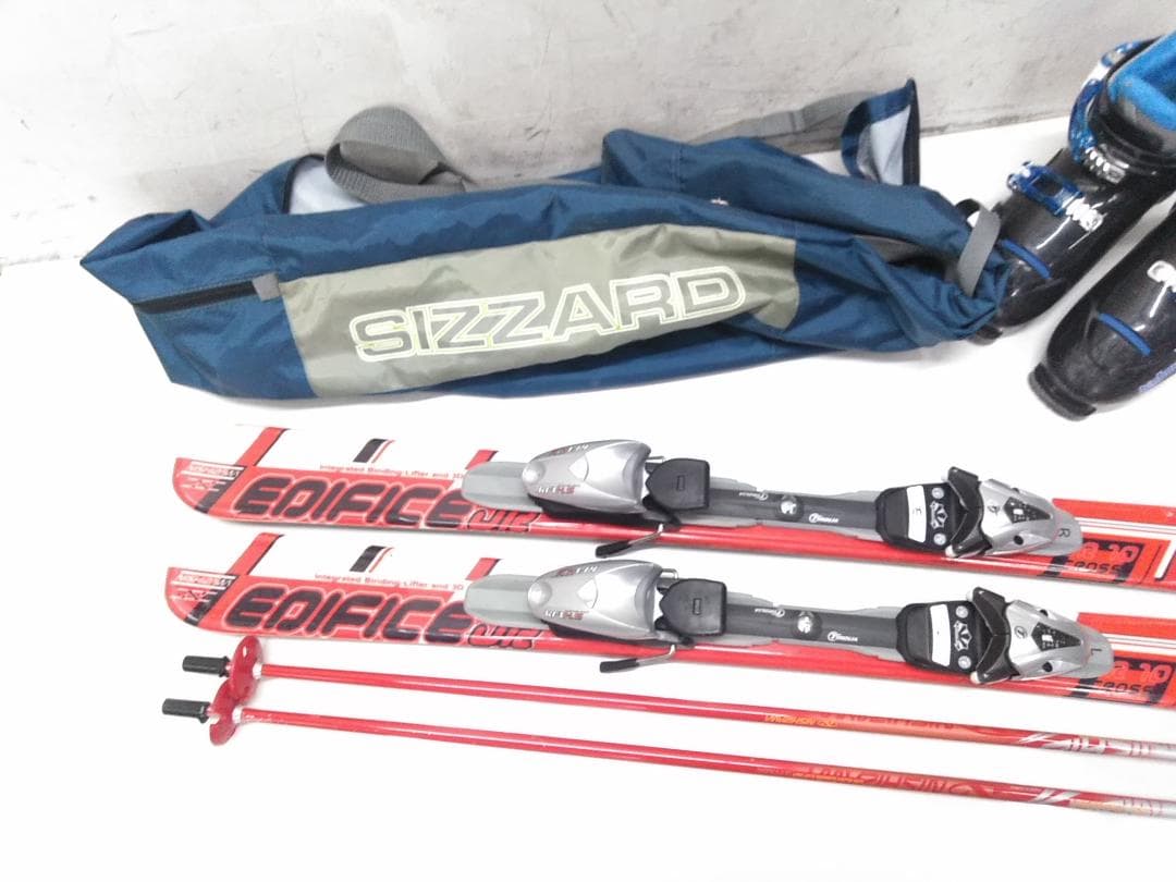 ジュニアスキー4点セット ニシザワ 130cm BIGHORN 22.0cm