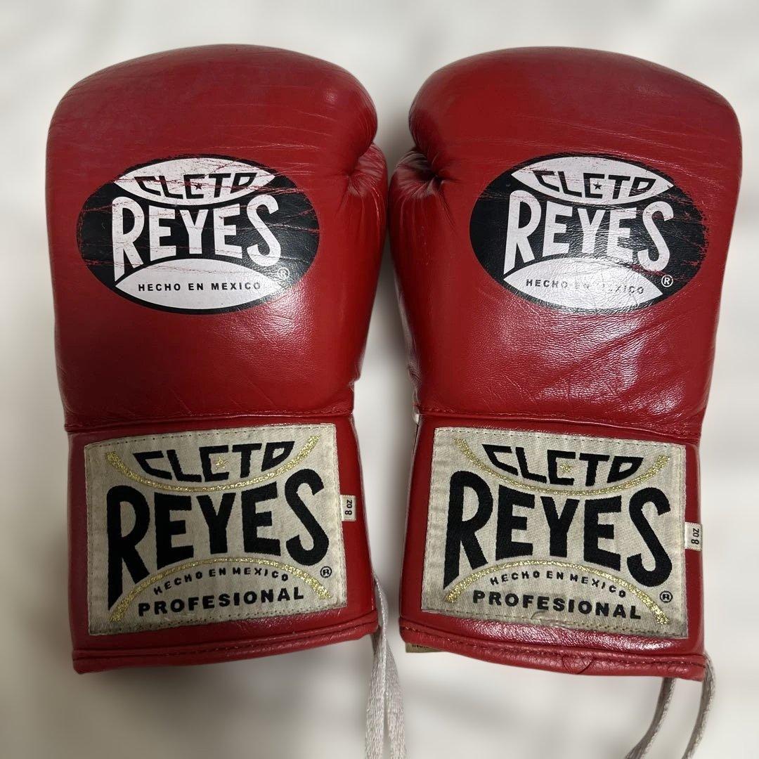 CLETO REYES ボクシンググローブ レッド　8オンス Cleto Reyes Boxing Gloves Lace Up Type Pro Sparring Gloves 8oz to