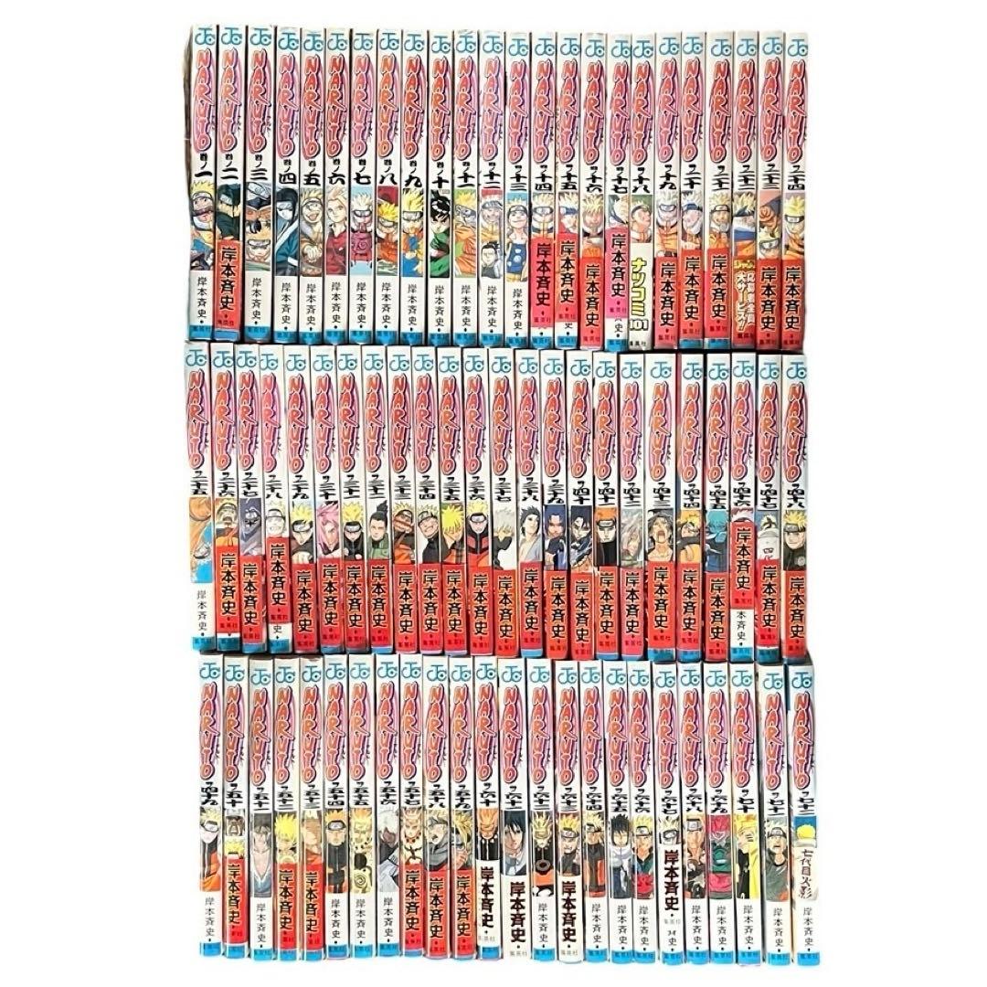 良品】◾️NARUTO ナルト◾️漫画◾️全巻セット◾️1巻〜72巻◾️完結