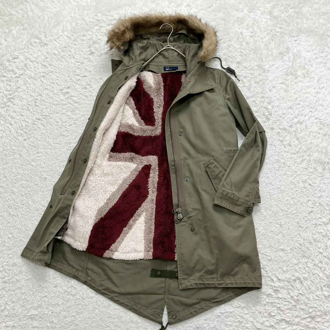 美品✨フレッドペリー モッズコート ユニオンジャック ボアライナー