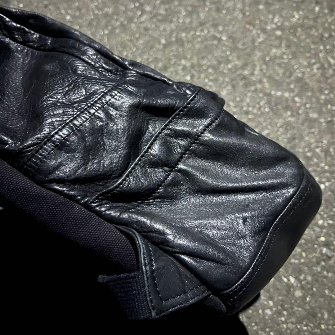00's archive 牛革 100% リュックサック backpack 黒 - メルカリ
