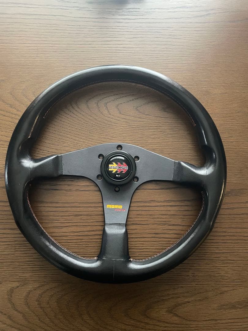 momo CORSE モモ コルセ 35 ステアリング 純正ホーン付き - メルカリ