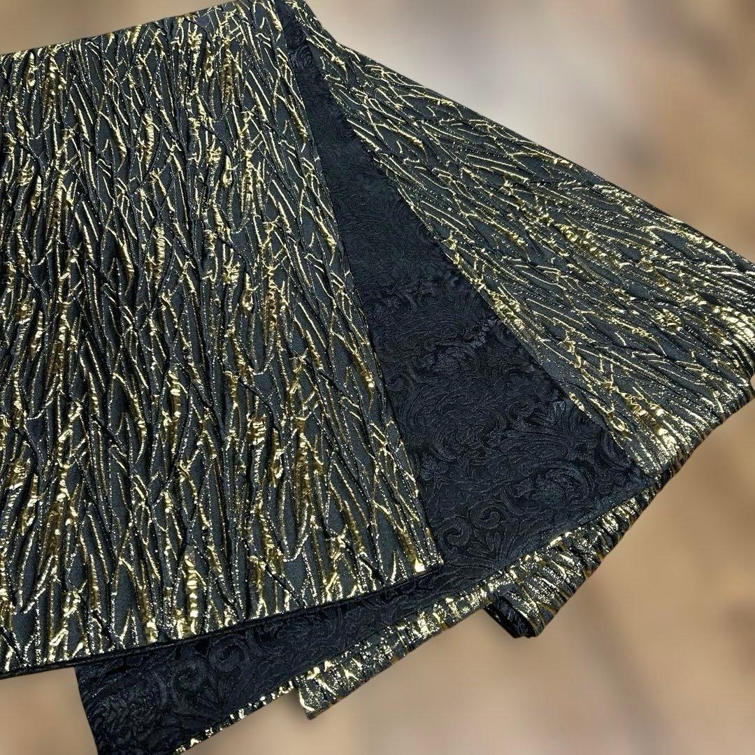 新商品☆ 仕立品 全通柄 リバーシブル袋帯 ／E-2