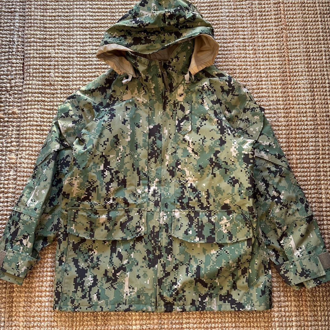 USN 米海軍 NWU パーカデジタルカモ 米軍放出品 ゴアテックス S ゴアテックスジャケット U.S.NAVY NWU BLUEBELLY GORETEX PARKA ECWCS